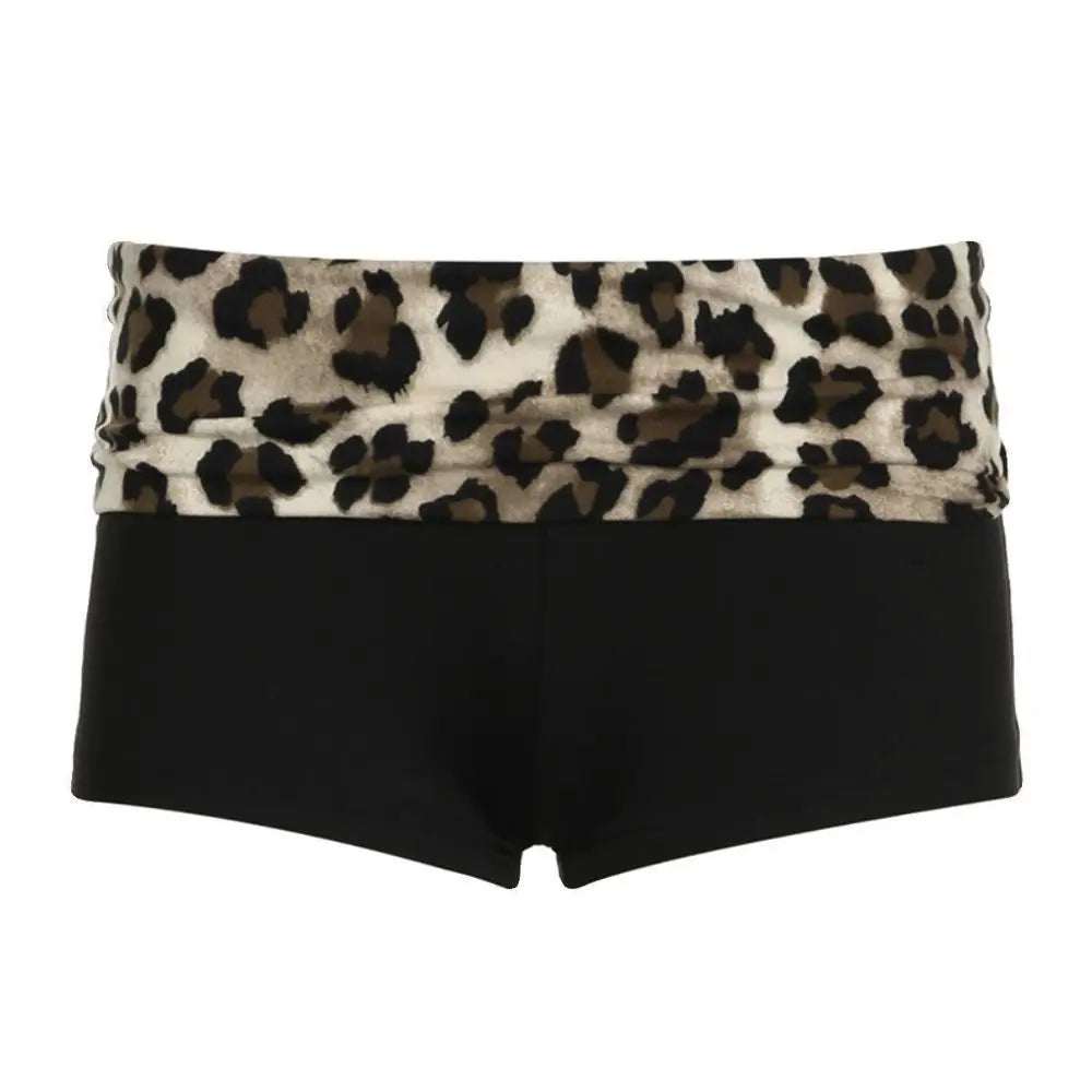 Leopard Print Statement Shorts