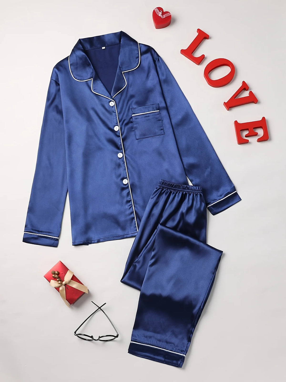 Classic Button-Up Pajama Set