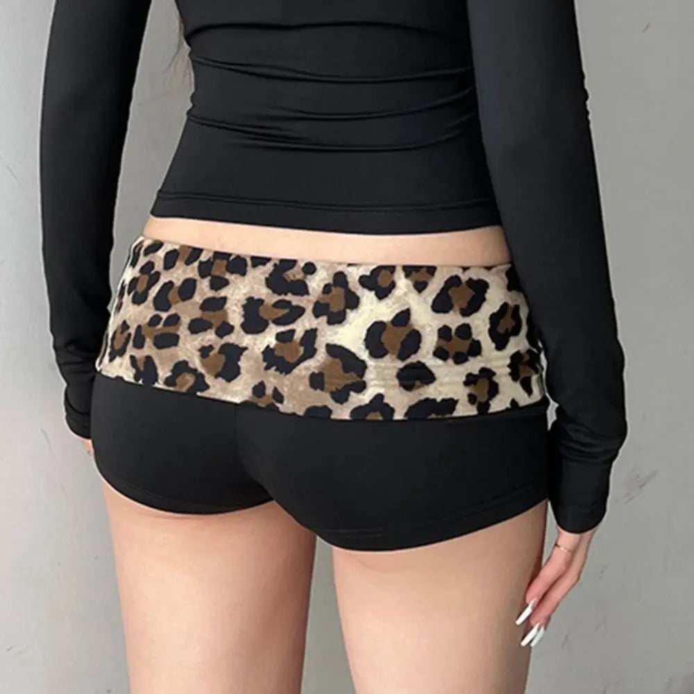 Leopard Print Statement Shorts