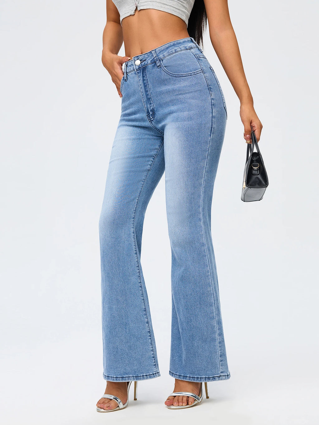 High-Waisted Flare Jeans – My Store 2