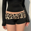 Leopard Print Statement Shorts