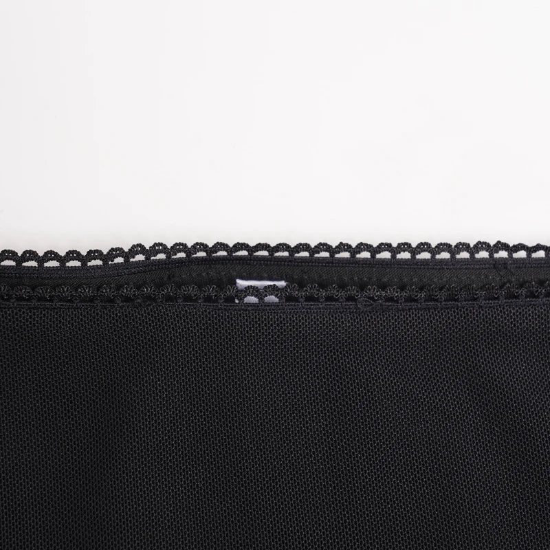 Lace Trim Mini Skirt
