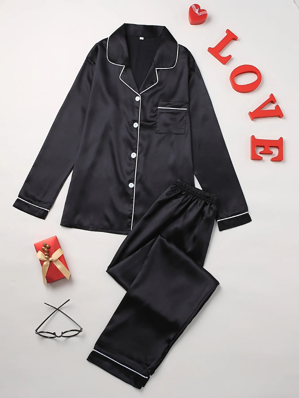 Classic Button-Up Pajama Set — Color Edit