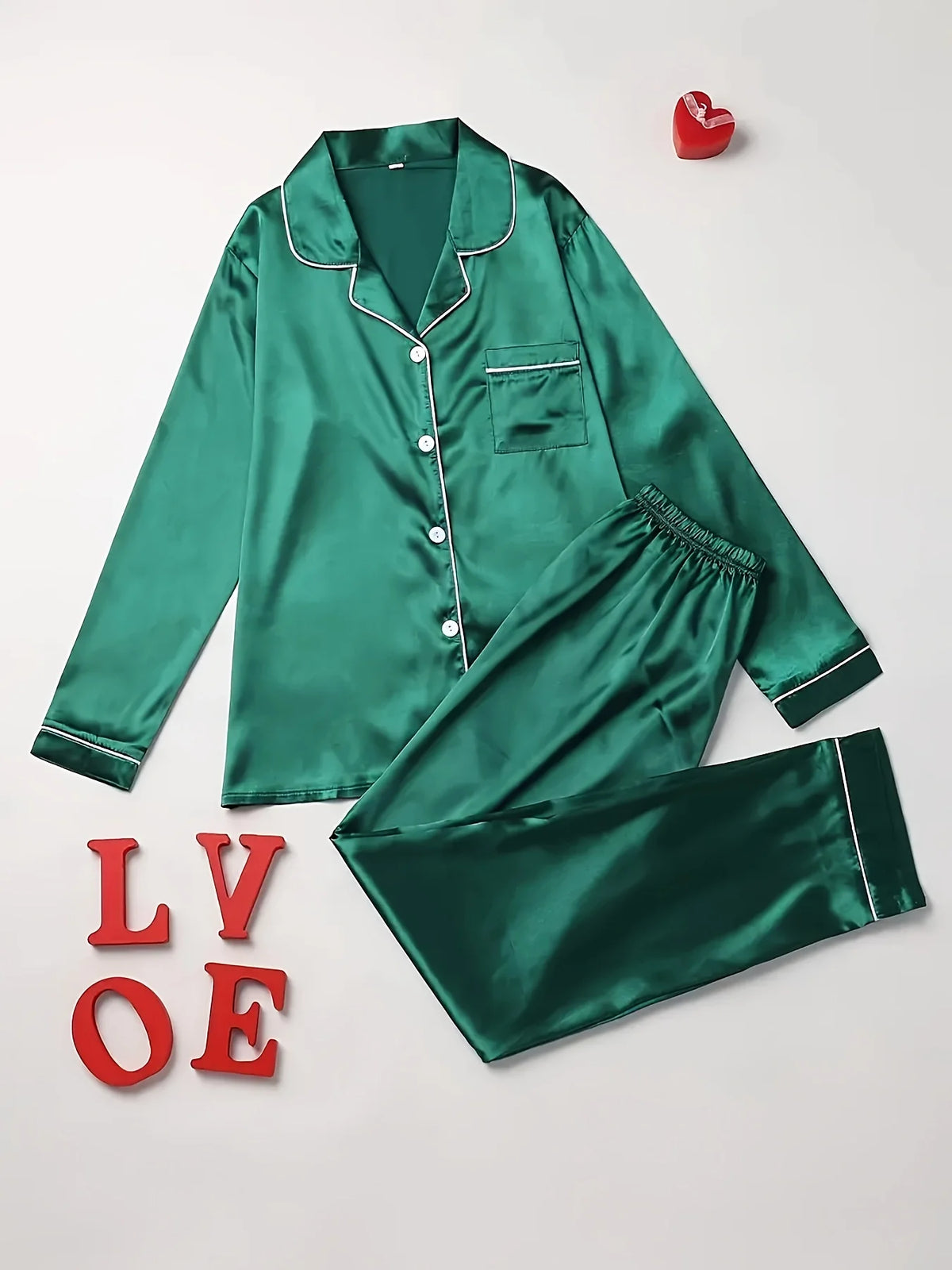 Classic Button-Up Pajama Set